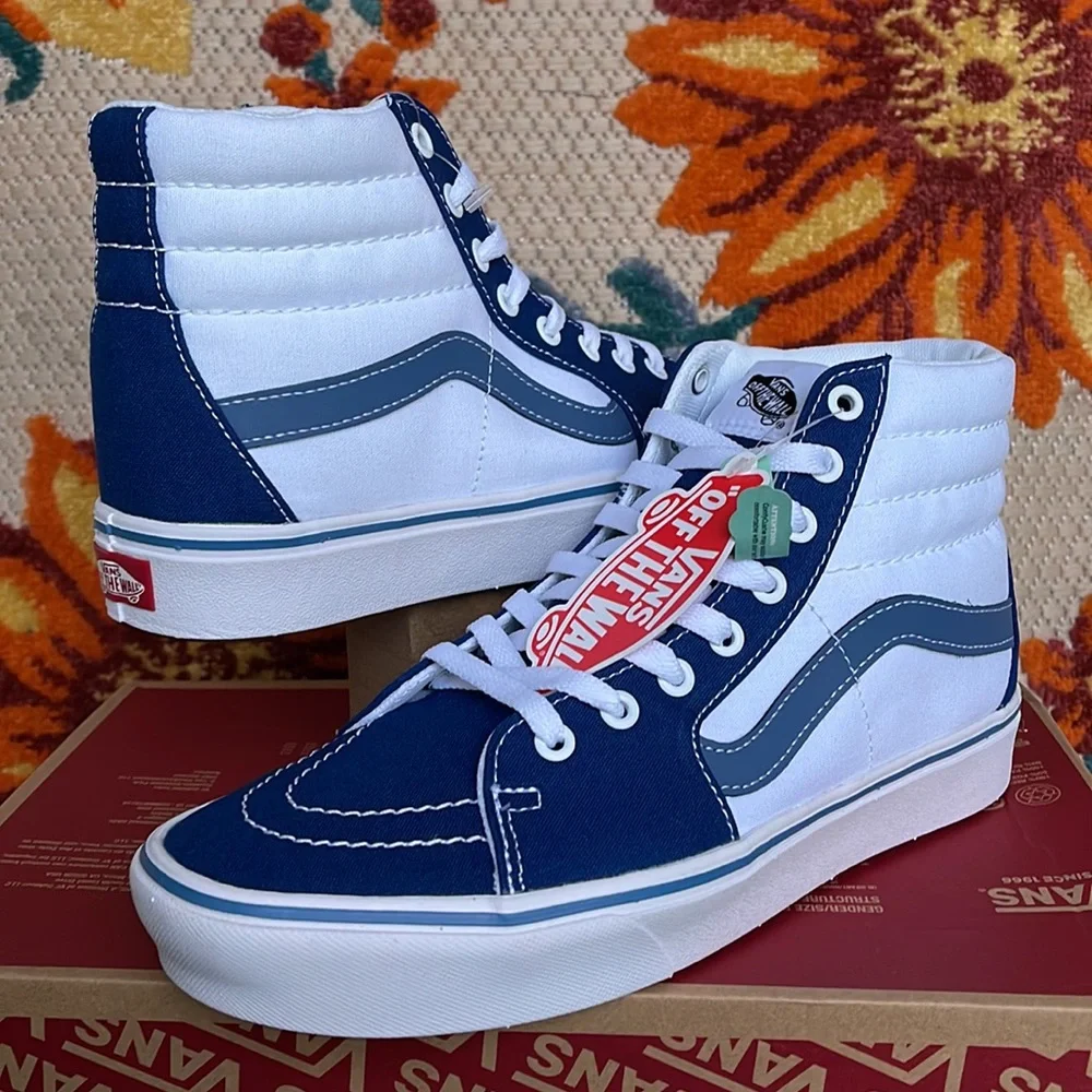 Vans Comfycush Sk8-Hi Tri-Tone True Blue/Moon Men’s sneakers - Picture 1 of 16